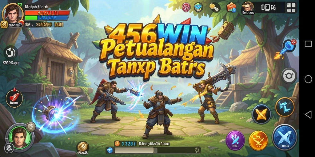 Tampilan gameplay 456WIN dengan aksi petualangan yang seru.