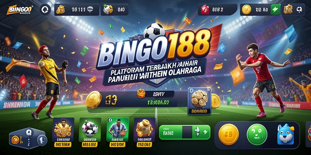 Screenshot utama BINGO188 menampilkan antarmuka taruhan yang menarik.