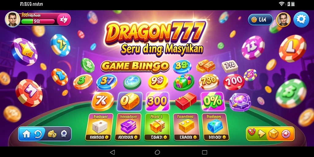 Tampilan gameplay Bingo yang seru dan interaktif.
