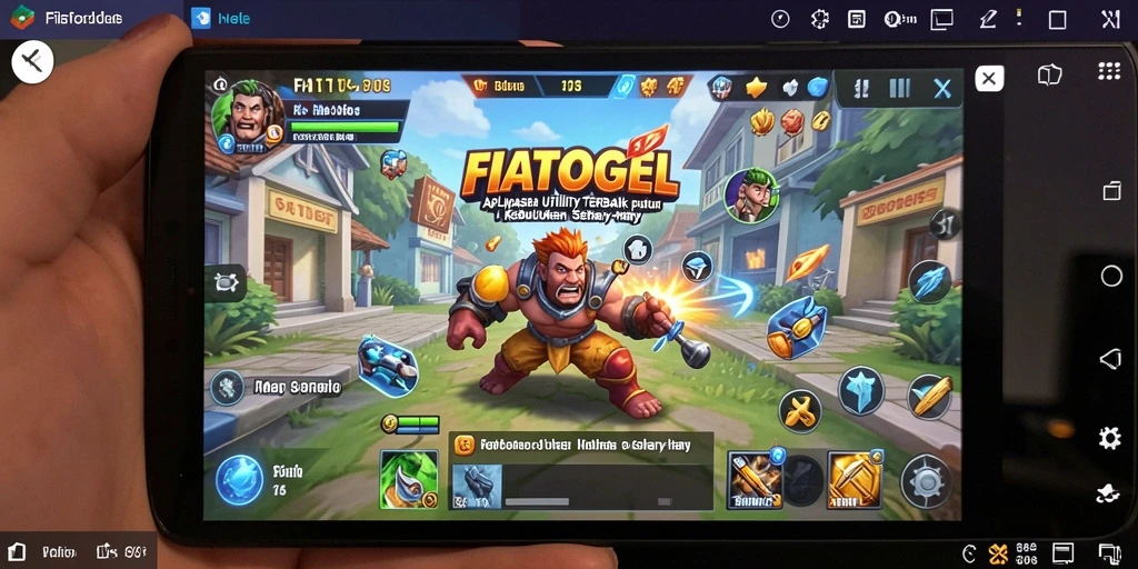 Tampilan antarmuka aplikasi FIATOGEL yang menarik dan fungsional.