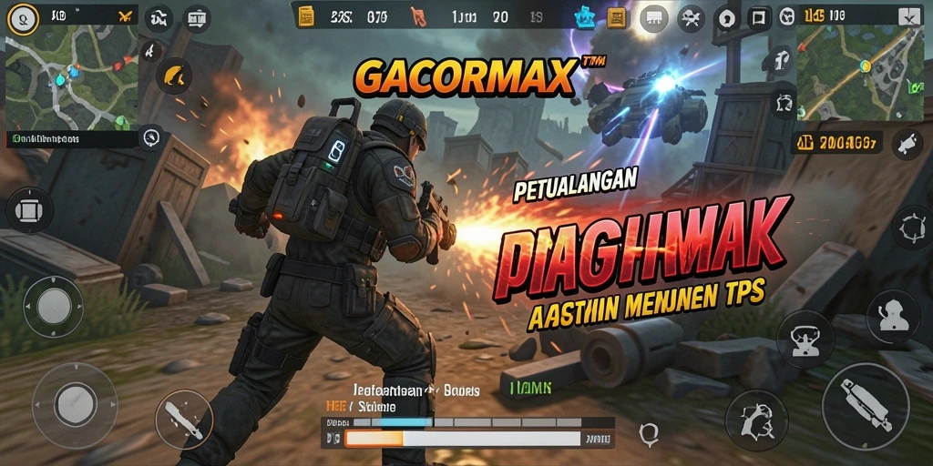 Screenshot dari gameplay aksi intens GACORMAX di TPS.