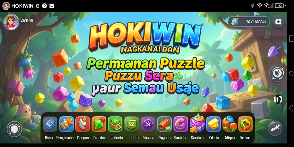 Tampilan gameplay HOKIWIN yang seru dan menantang.