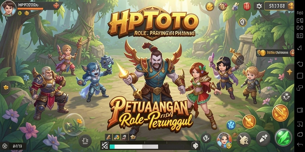 Tampilan gameplay HPTOTO yang memukau dengan aksi petualangan seru.