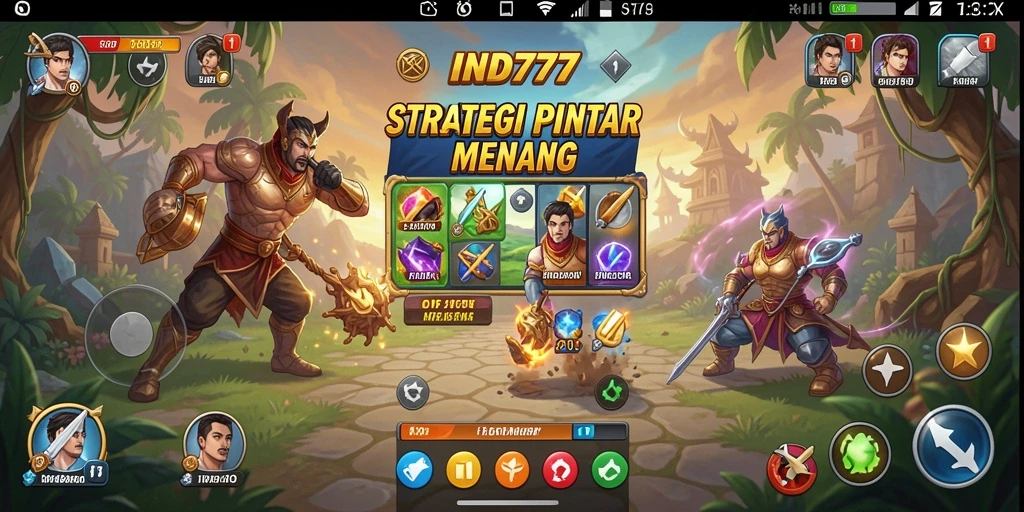 Tampilan gameplay <strong>IND777</strong> yang menarik dan strategis.