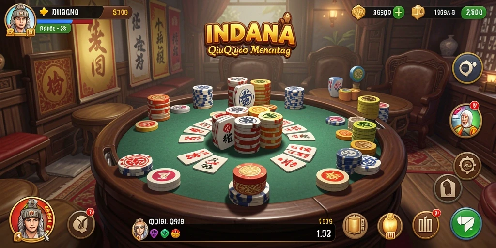 Screenshot gameplay QiuQiu yang menarik dan penuh strategi.