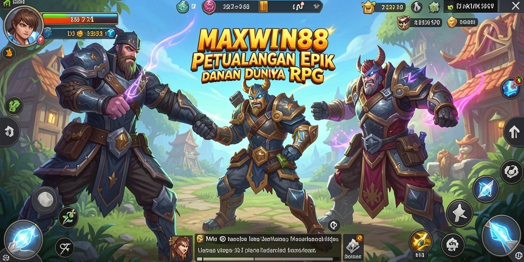 Gameplay MAXWIN88 memperlihatkan petualangan RPG yang mendebarkan.