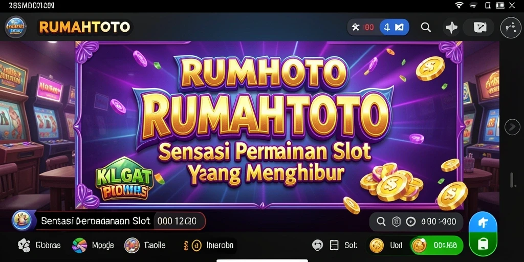 Pengalaman seru bermain slot di RUMAHTOTO dengan beragam tema.