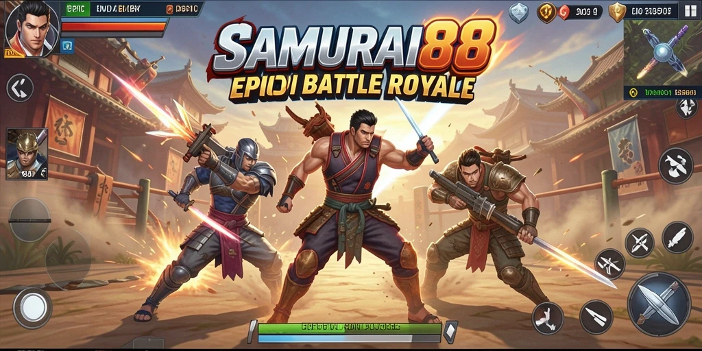 Tampilan gameplay seru dan strategi dalam <strong>SAMURAI88</strong>