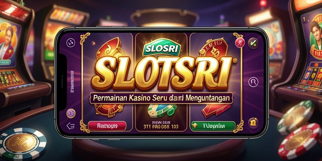 Tampilan gameplay SLOTSRI yang menarik saat bermain slot Kasino.