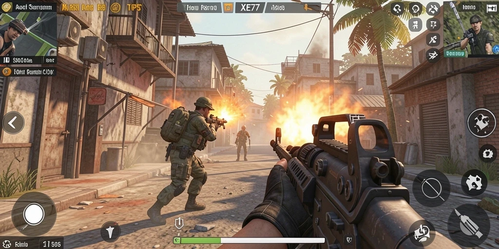 Tampilan seru dan mendebarkan dari gameplay XE77.