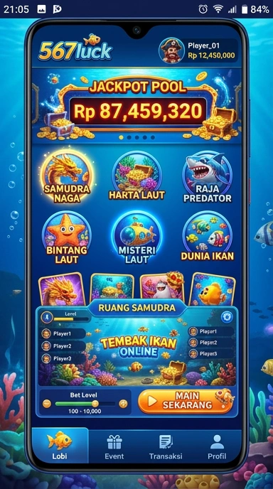 Screenshot dari katalog aplikasi lengkap di 567luck.